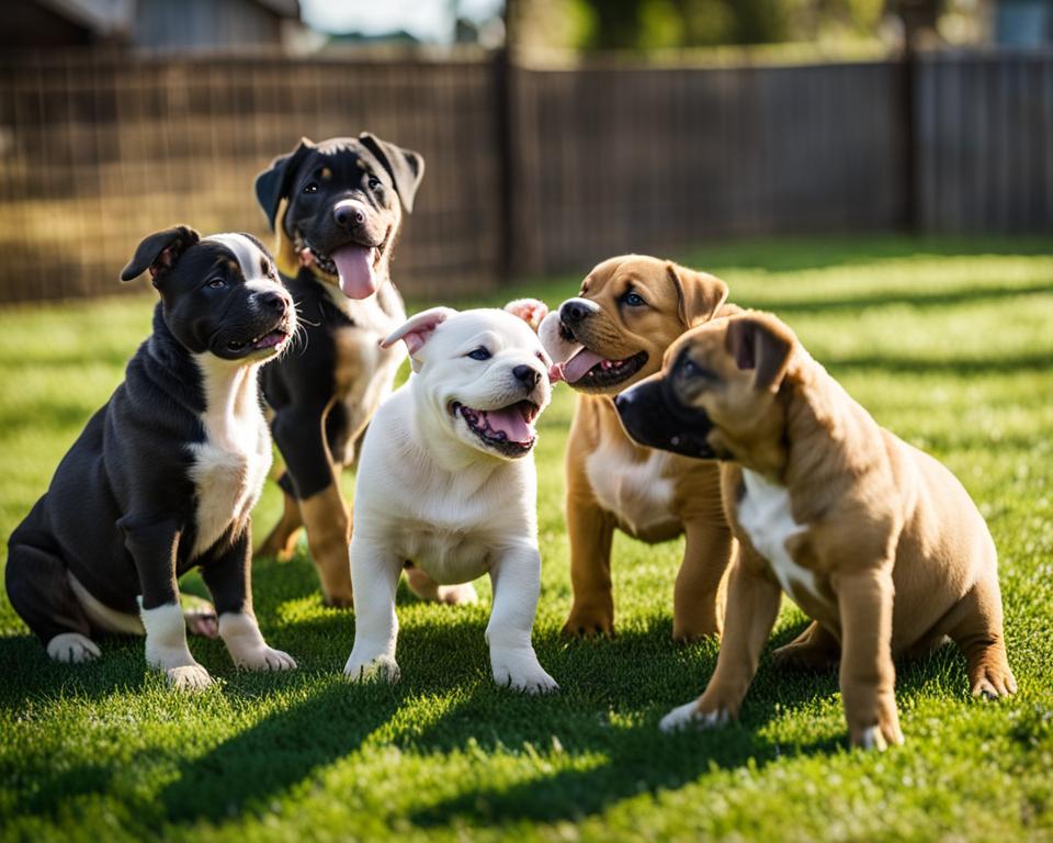 American Bully socialization exercises