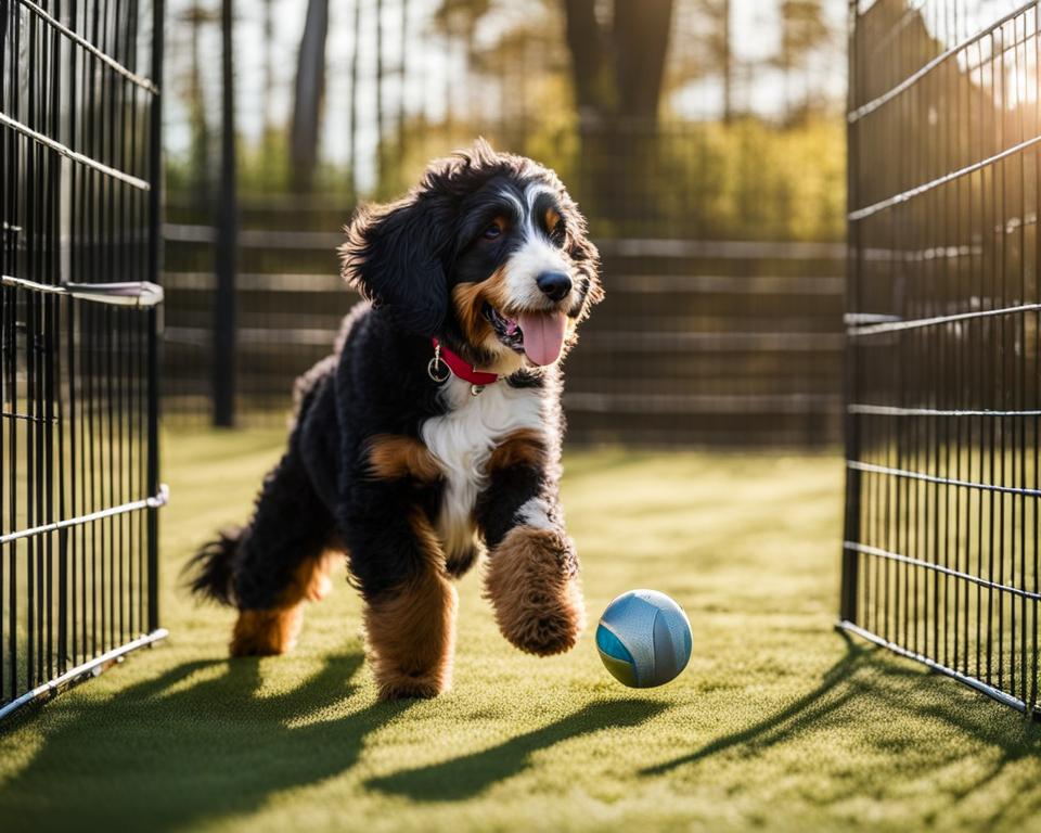 Exercise Pens for Bernedoodles