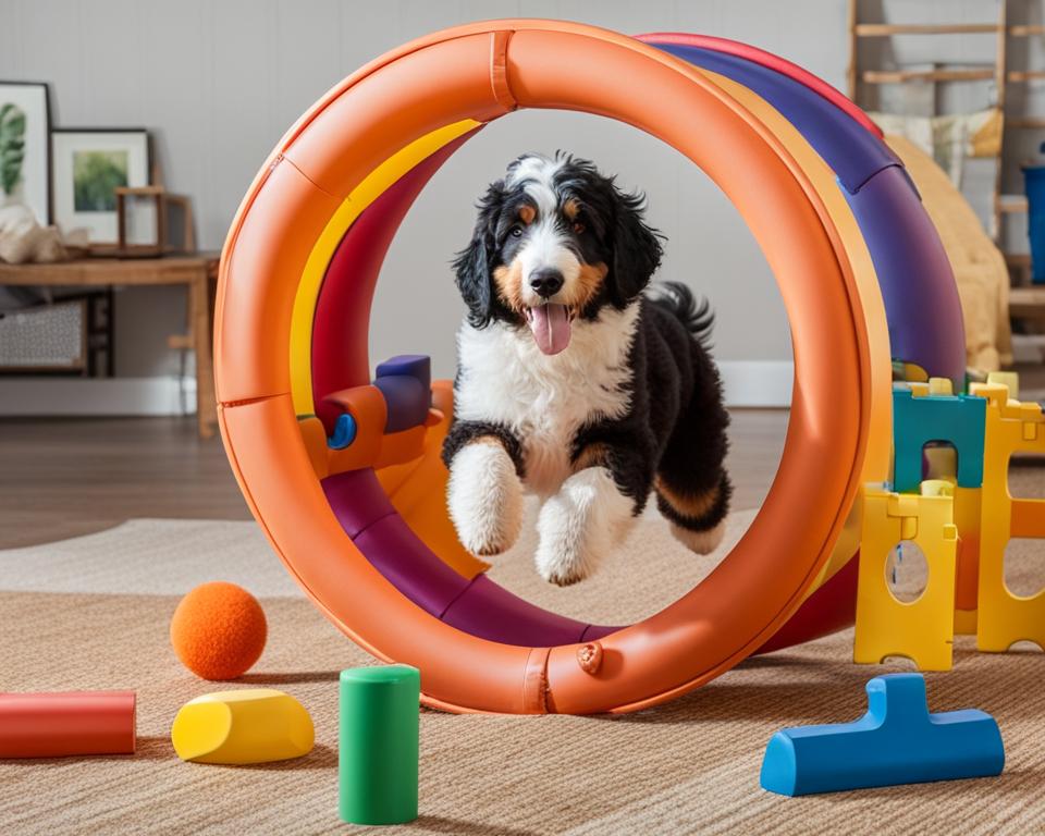 Fun activities for Bernedoodle exercise