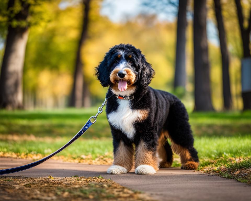 Leashes and Collars for Bernedoodles