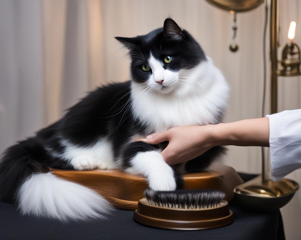 Tuxedo Cat Grooming Techniques