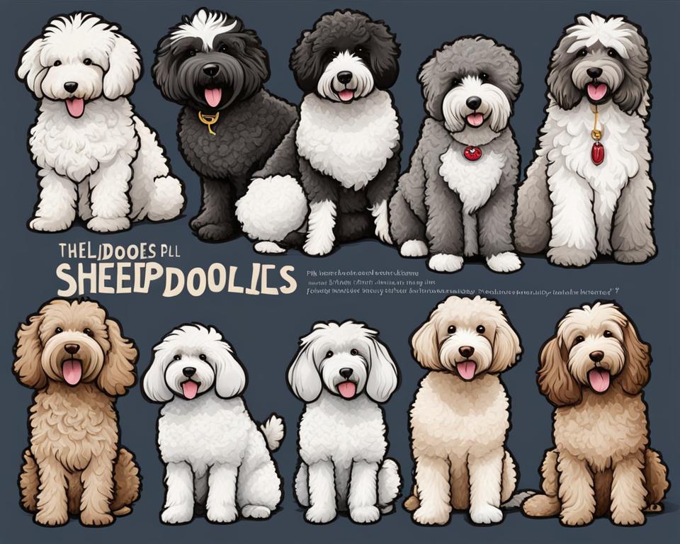 Variations of Sheepadoodles