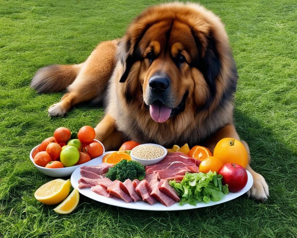 Best diet for Tibetan Mastiffs