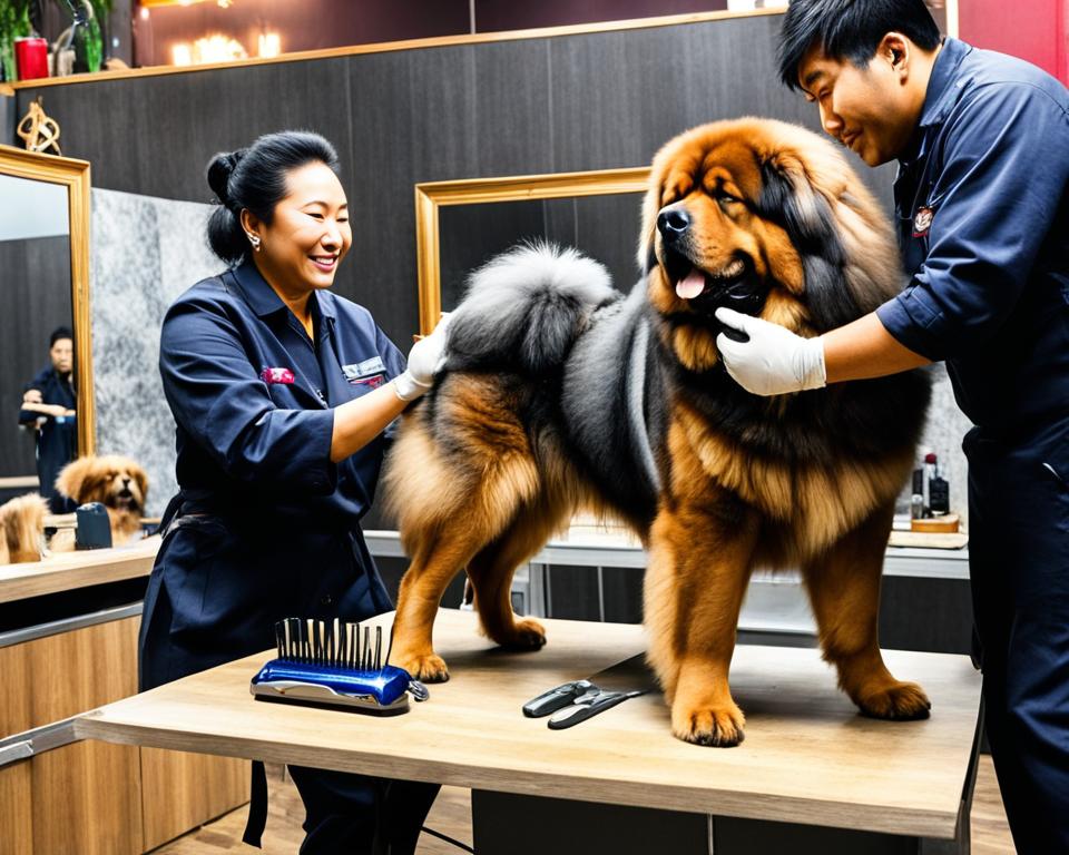 Tibetan Mastiff Grooming