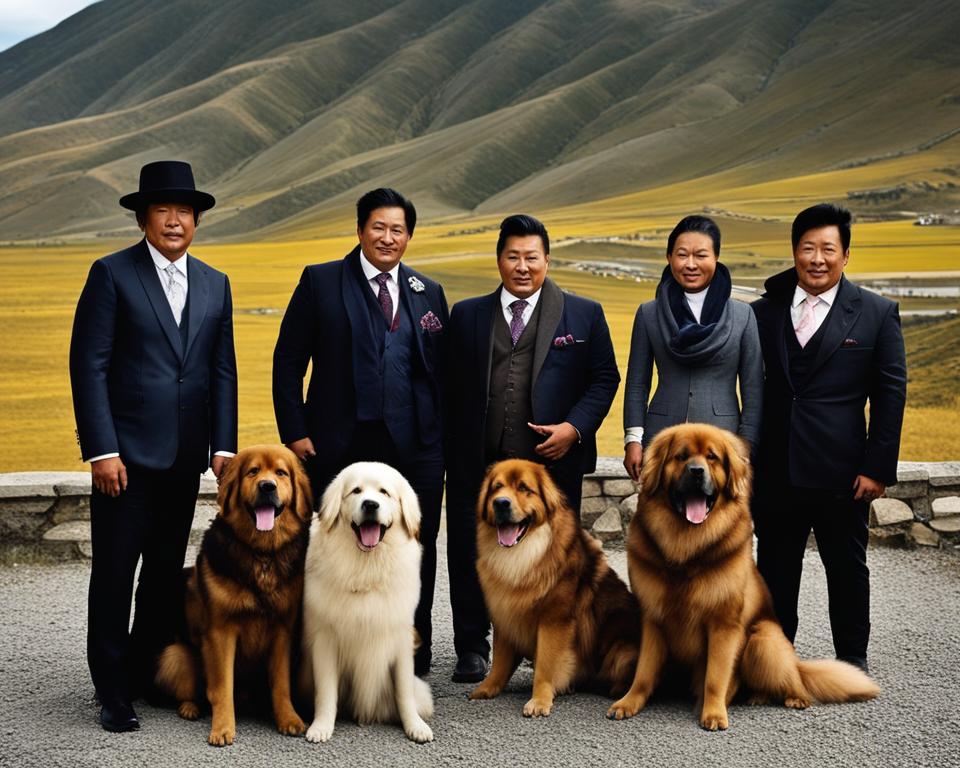 Tibetan Mastiff celebrity owners