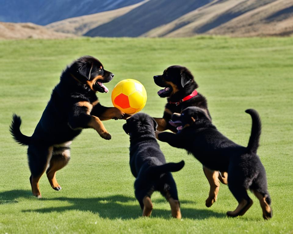 exercise for Tibetan Mastiff puppies