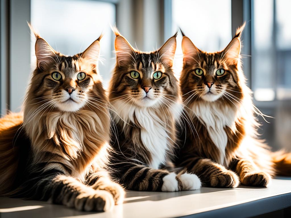 Adoptable Maine Coon cats