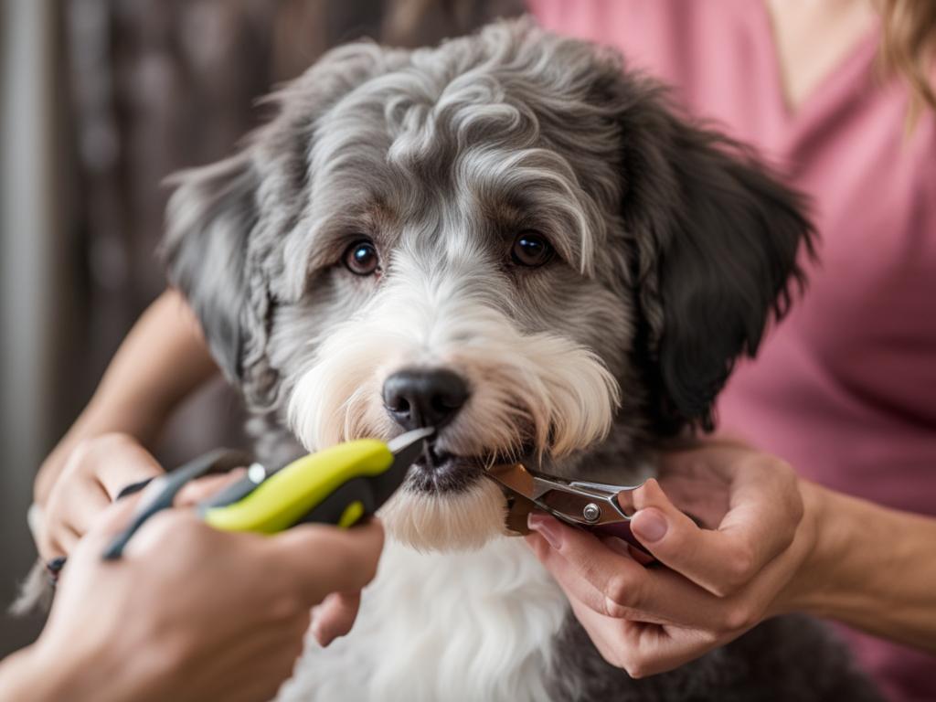 Aussiedoodle nail care