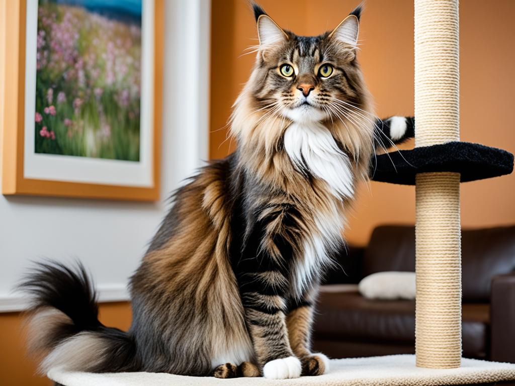 Coping with Maine Coon scratching behavior
