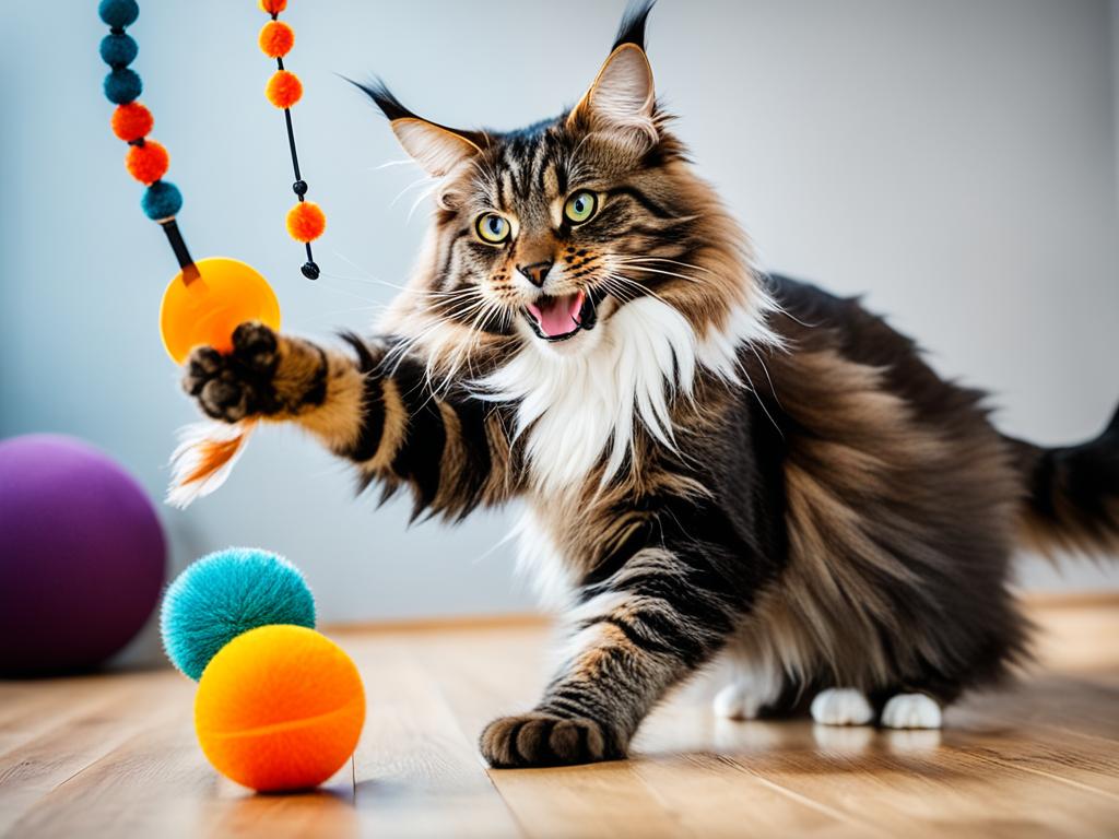 Interactive Toys for Maine Coons