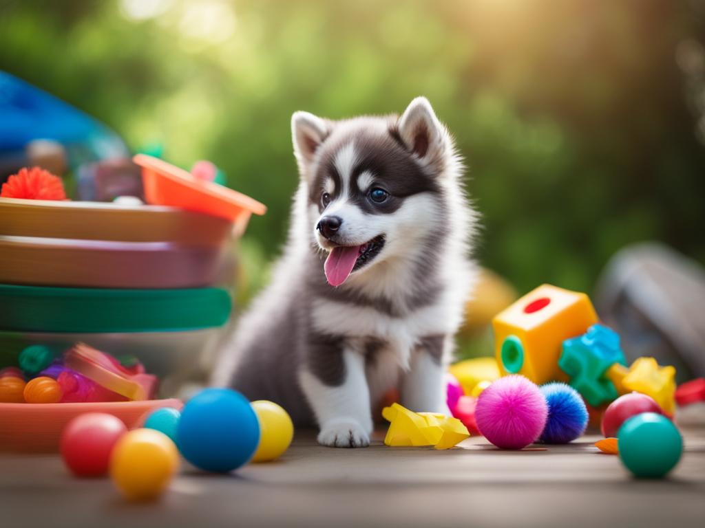 Introducing New Toys to Pomskies