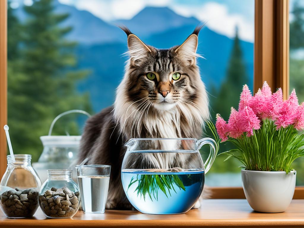 Maine Coon Cat Water Supply