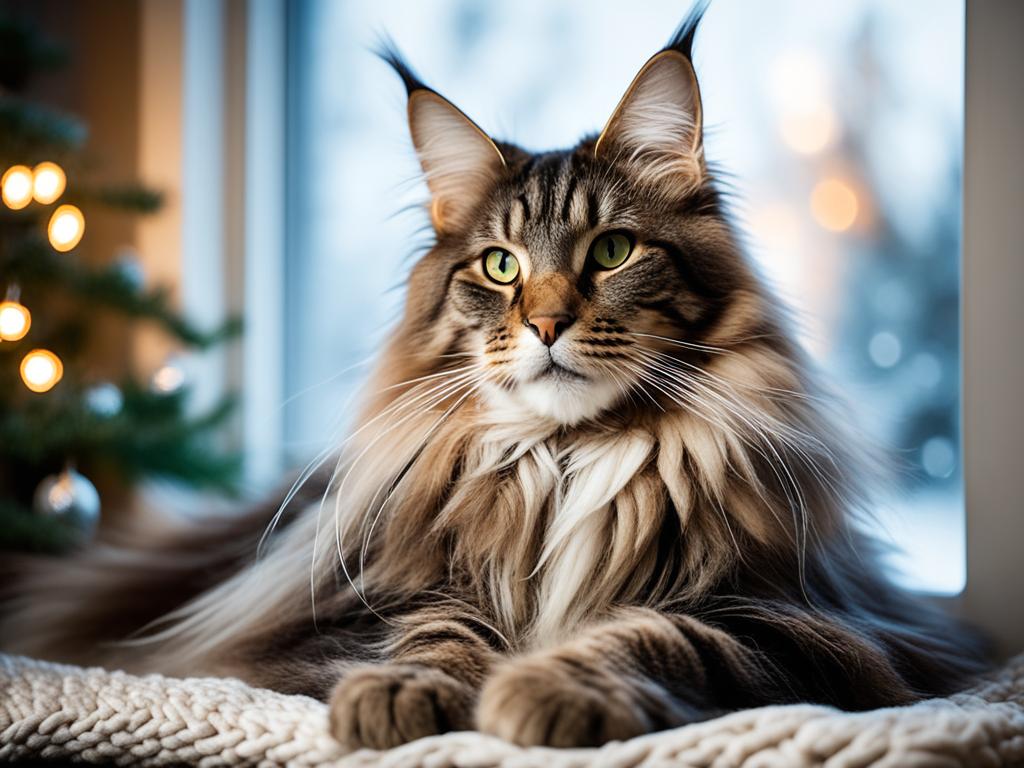 winter essentials for Maine Coon cats