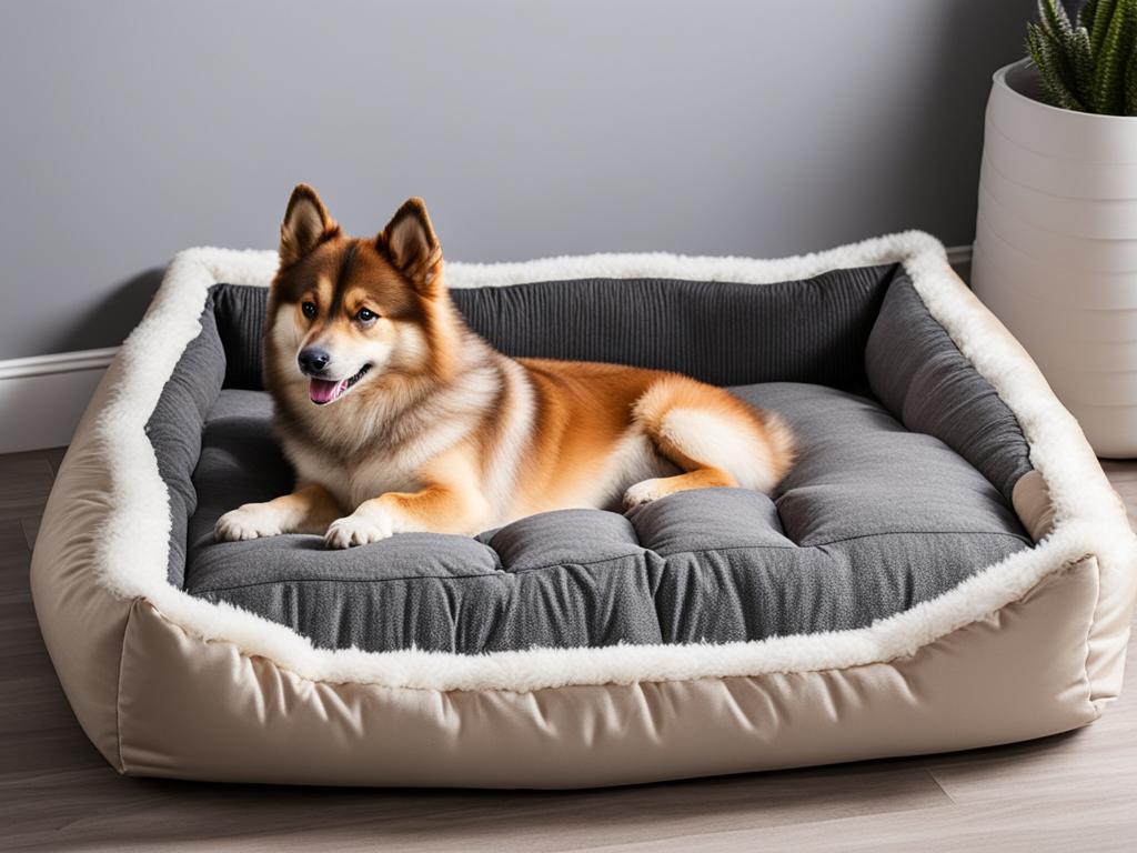 Pomsky dog bed and kennel