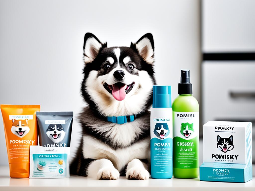 Pomsky teeth care products
