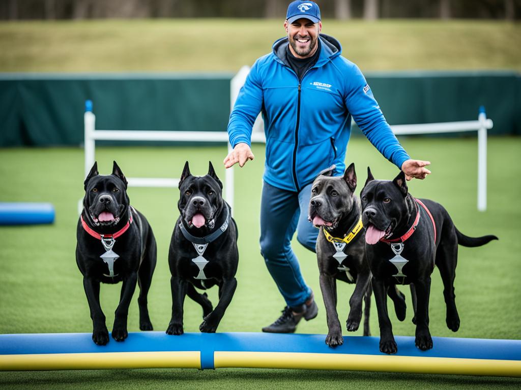 Professional Cane Corso Trainer in Action