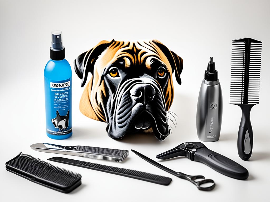 Professional grooming products Cane Corso
